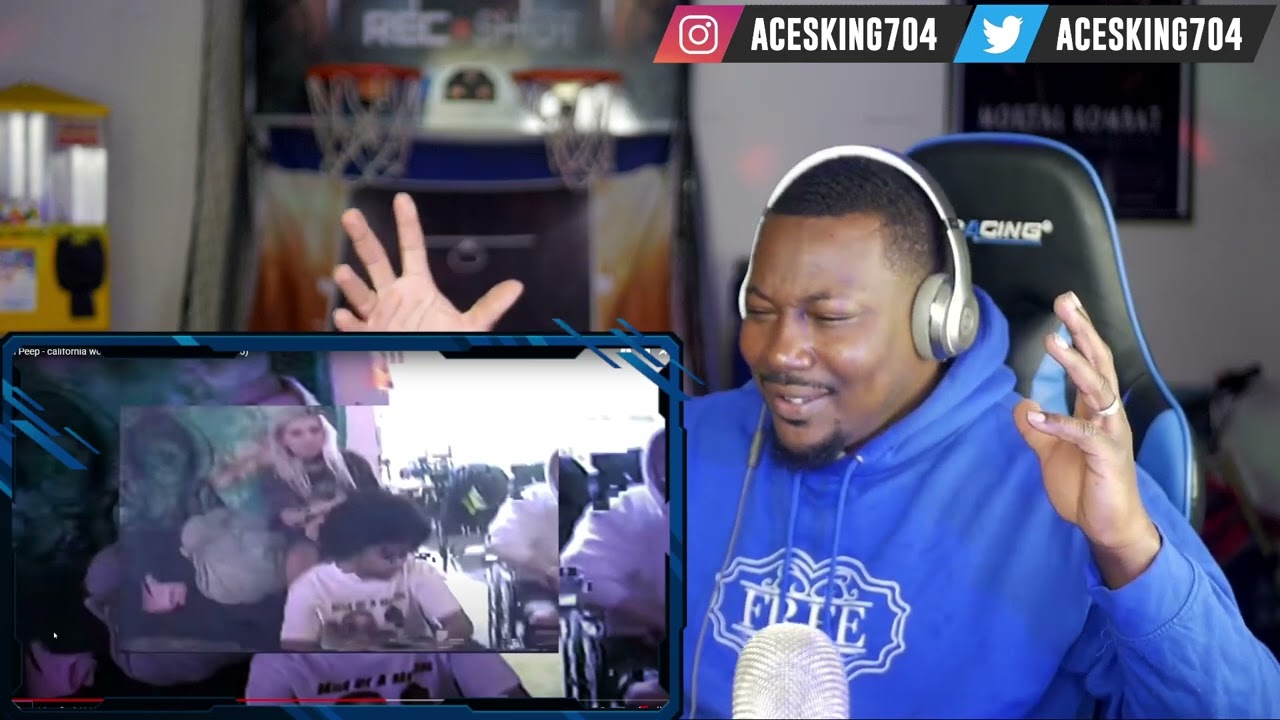 Lil Peep -( california world ) Ft. Craig Xen *REACTION!!!*