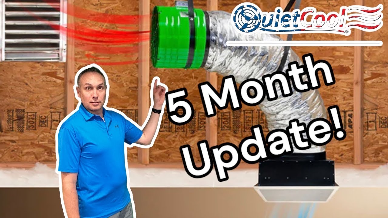Обновление за 5 месяцев о вентиляторе QuietCool Whole House | Стоило ли оно того? Довольно крутой...