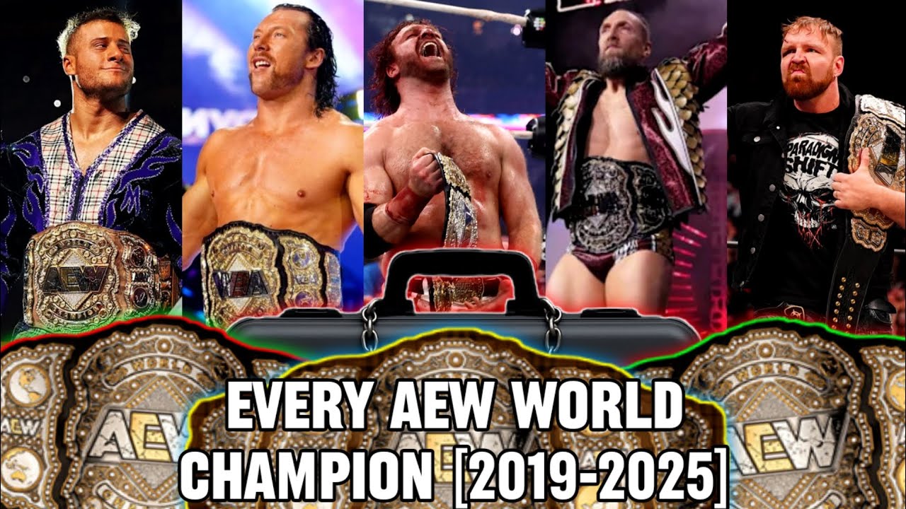 Every AEW World Champion (2019 To 2025)