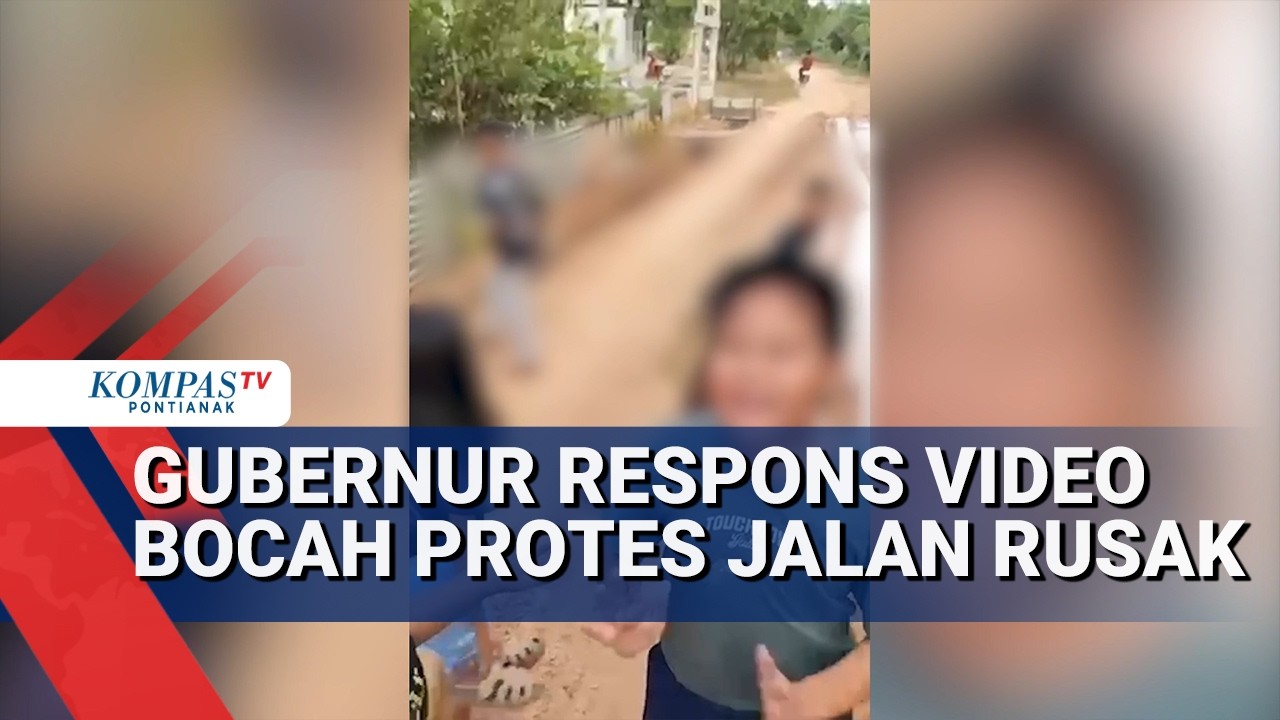 Anak anak Protes Jalan Rusak di Media Sosial, Gubernur Kalbar Sebut Bentuk Eksploitasi Anak