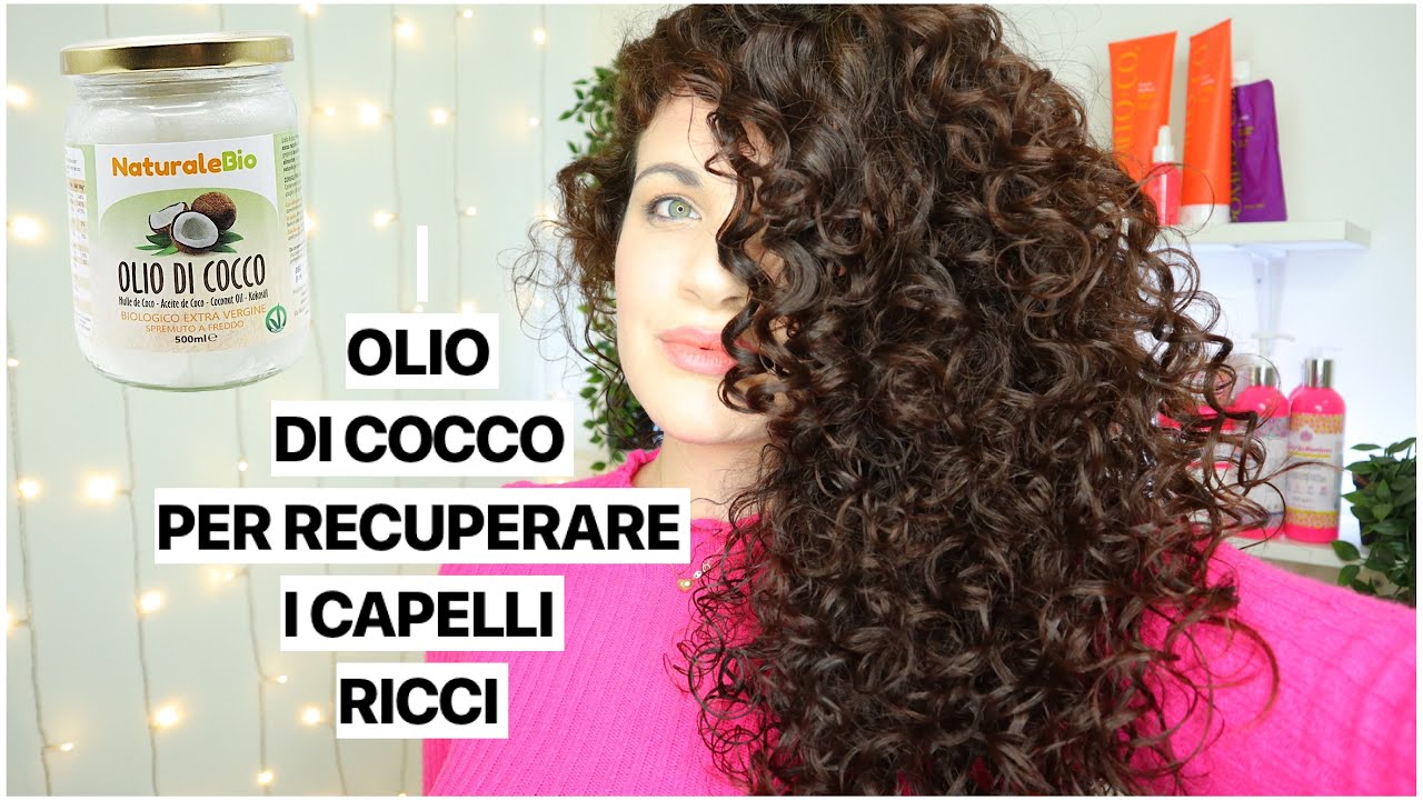 CAPELLI RICCI DANNEGGIATI E SENZA FORMA? PROVA L'OLIO DI COCCO | ECCO COME USARLO AL MEGLIO