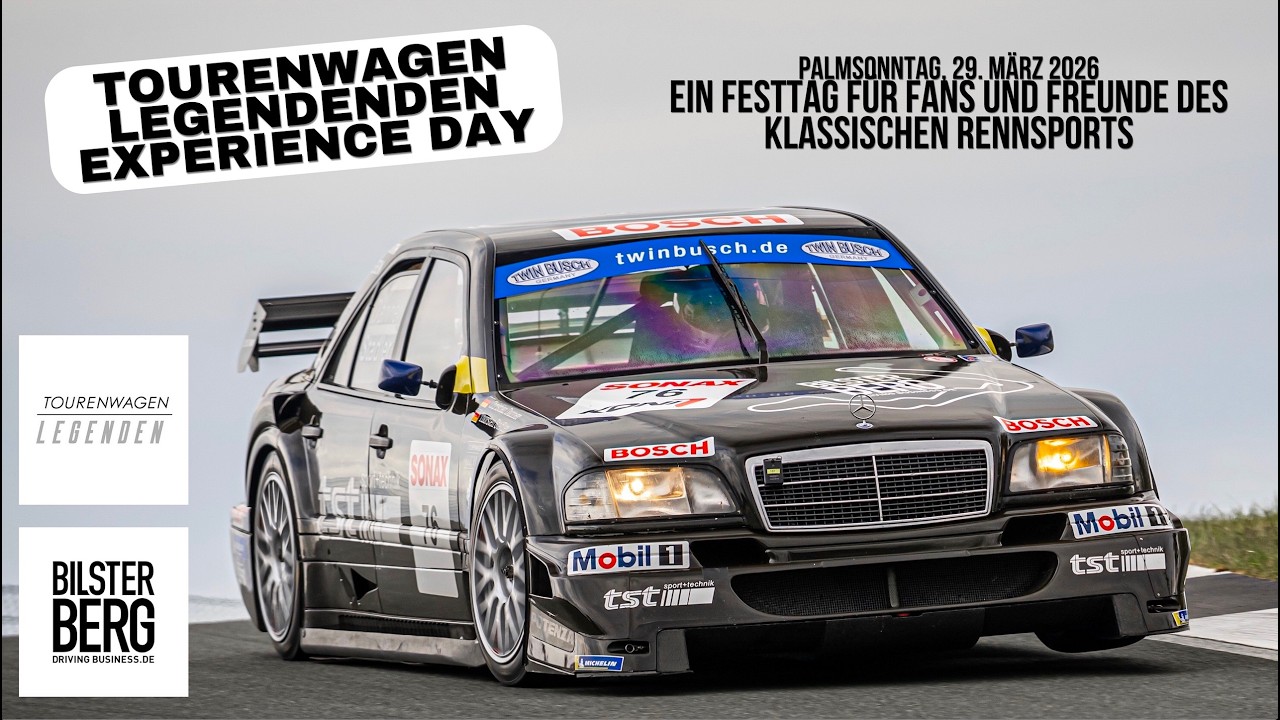 TOURENWAGEN LEGENDEN Experience Day | BILSTER BERG | Palmsonntag, 29. M&auml;rz 2026 | Ein Fest f&uuml;r Fans.