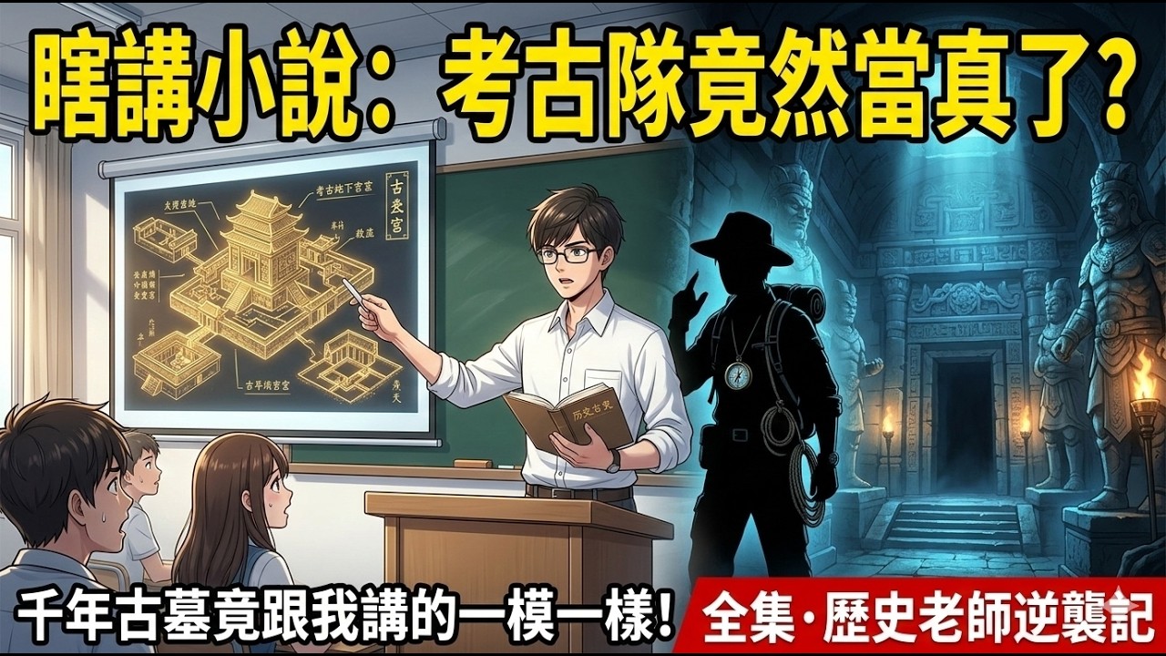 [MULTISUB] 我在歷史課瞎講盜墓小說，考古隊竟然當真了？結果真挖出千年古墓！全世界都在等我下墓指點，但我真的只是個老師啊！ | 一口氣看完 | 都市異能 | 系統 | 爽文