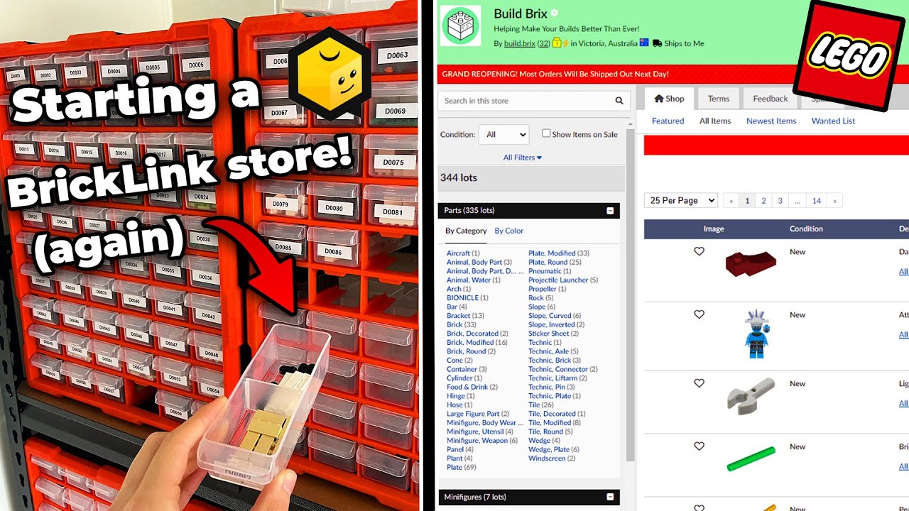 Starting A BrickLink Store! (again)