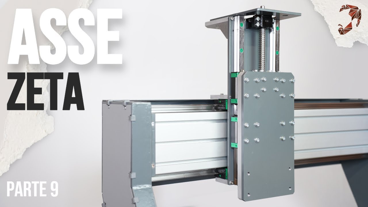 Asse ZETA da 170mm di utile. Come costruire una CNC | Parte 9