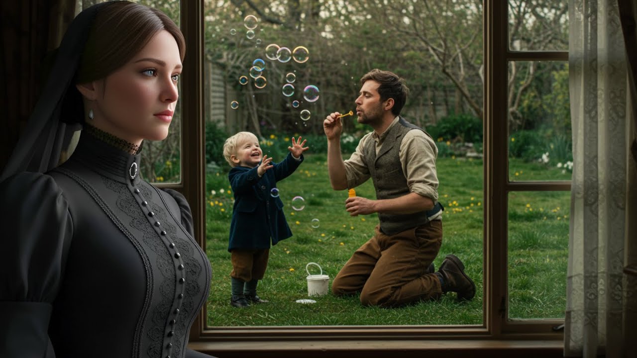 💔 THE GARDENER BLEW BUBBLES TO CALM THE CHILD… WITHOUT KNOWING THE WIDOWED DUCHESS WAS WATCHING HIM