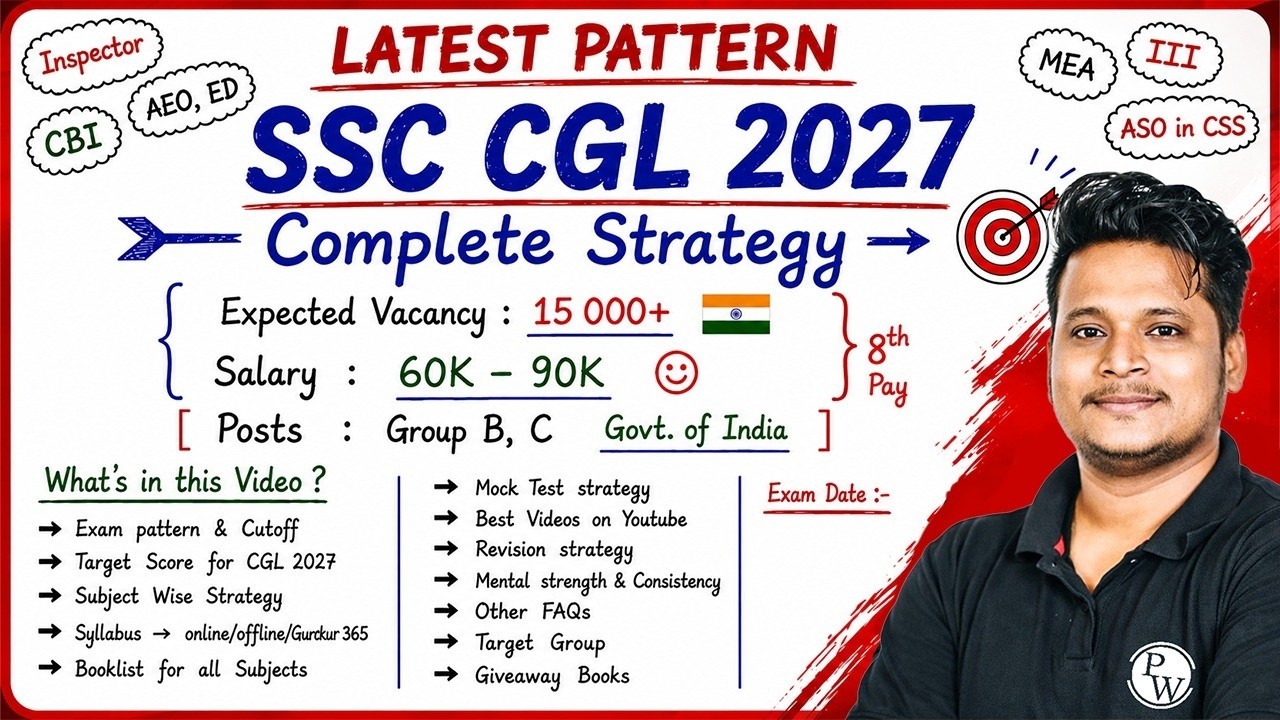 SSC CGL 2027 Expected Vacancy | SSC CGL Latest Pattern | SSC CGL Complete Strategy | Complete Detail