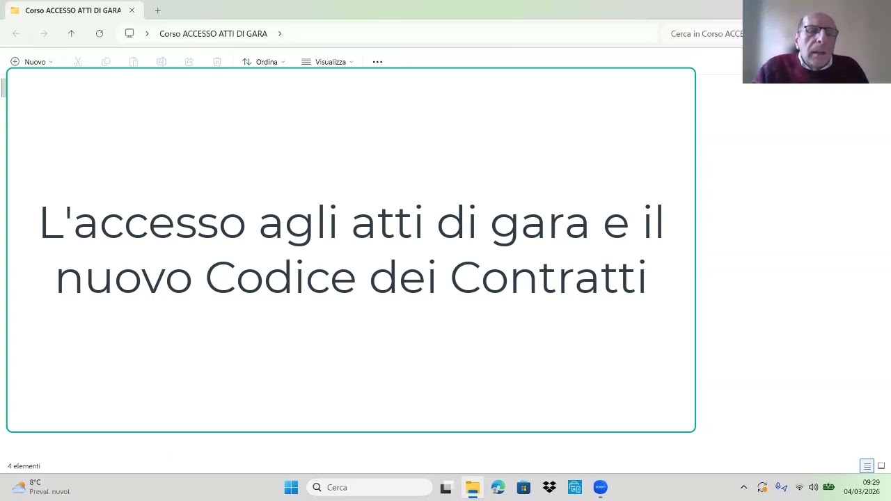 Anteprima Biancardi 4 -3- 26 - L'accesso agli atti di gara e il nuovo Codice dei Contratti