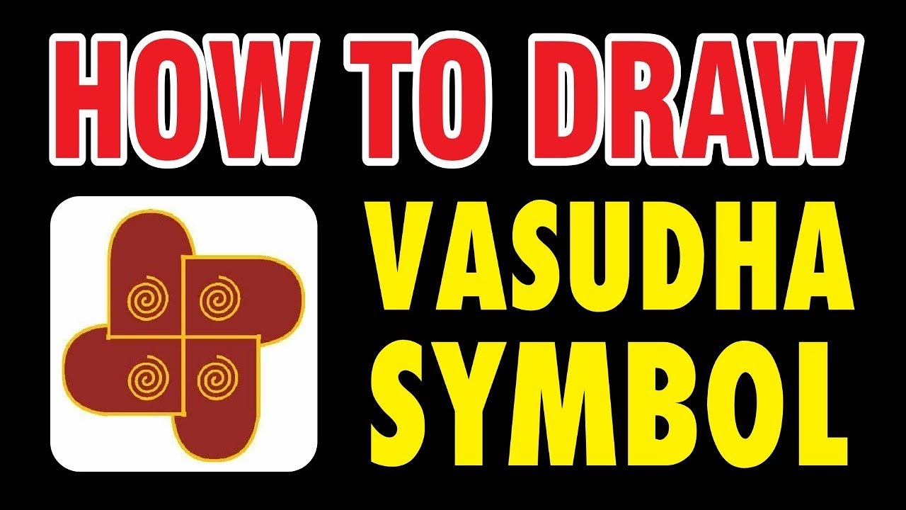 How to draw Vasudha symbol ? // Reiki Master / Satya Narayan