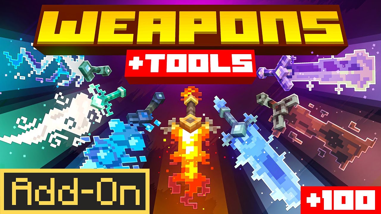 ELEMENTAL WEAPONS + TOOLS 1.0 ADD-ON - Minecraft Marketplace [OFFICIAL TRAILER]