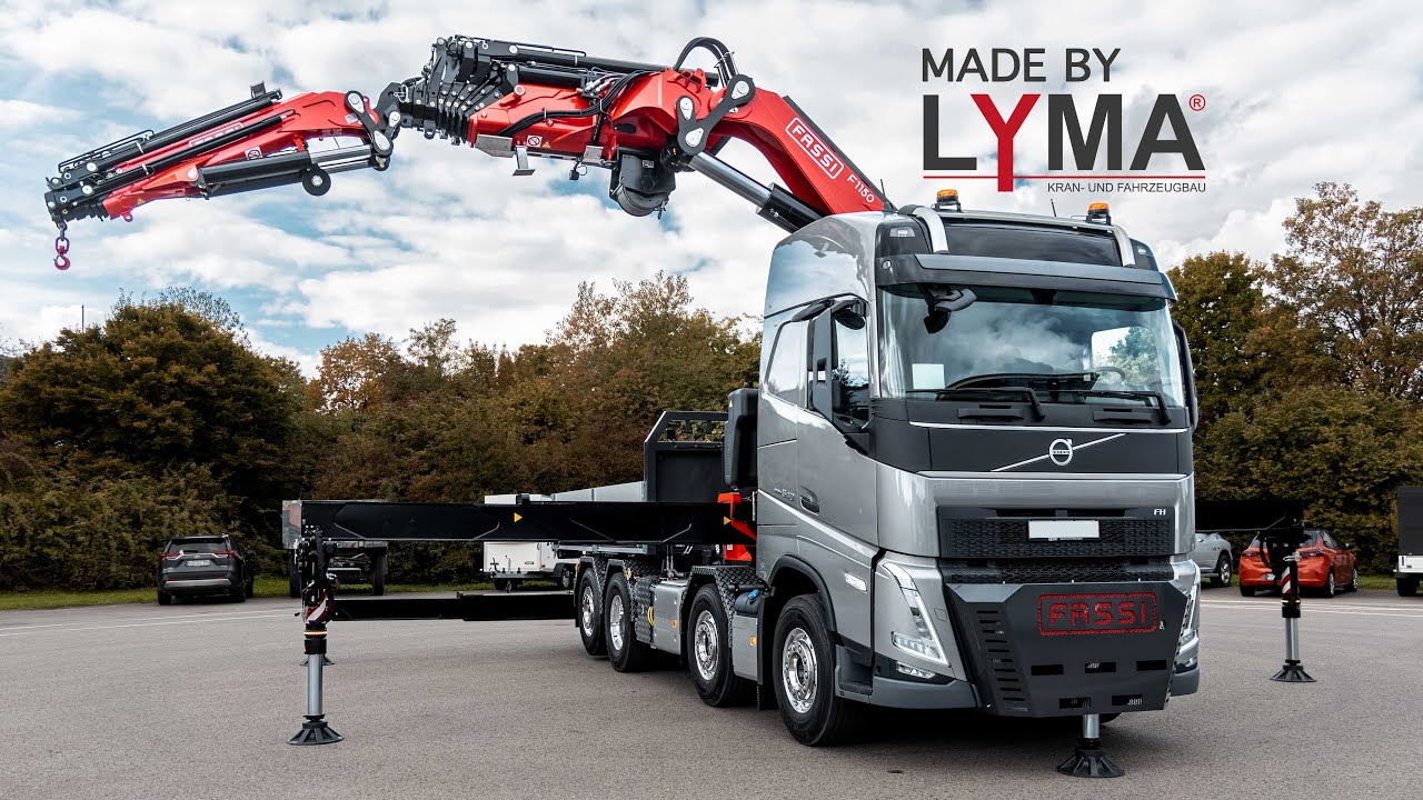 LYMA Kran- und Fahrzeugbau | VOLVO FH 540 - 8x2 | Fassi F1150 RA 2.28 + Fly-Jib L616