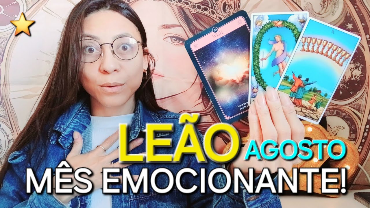 LEÃO♌️AGOSTO🥰FALA SÉRIO.. Fiquei Até Sem Ar! - Você é Tudo Que Alguém Desejou - FORTES EMOÇÕES!!