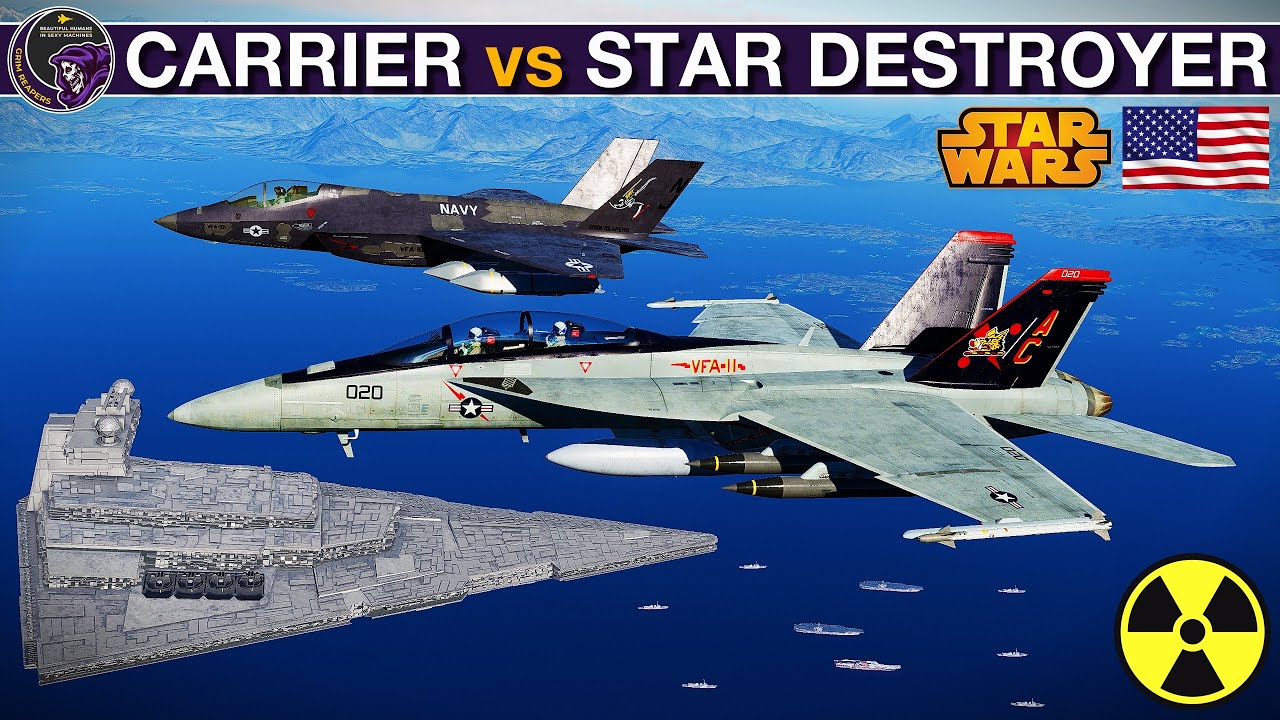 Could A 2027 US Carrier Group Beat A Star Destroyer Fleet? (Naval Battle 218) | DCS