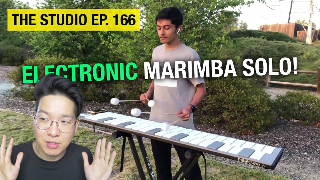 Playing a marimba solo on a MALLETSTATION... ⚡