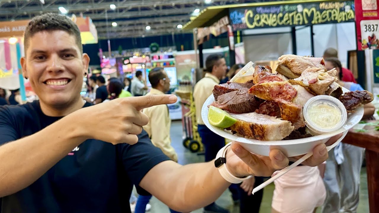Probando comida de Feria - Sabor Barranquilla 2023