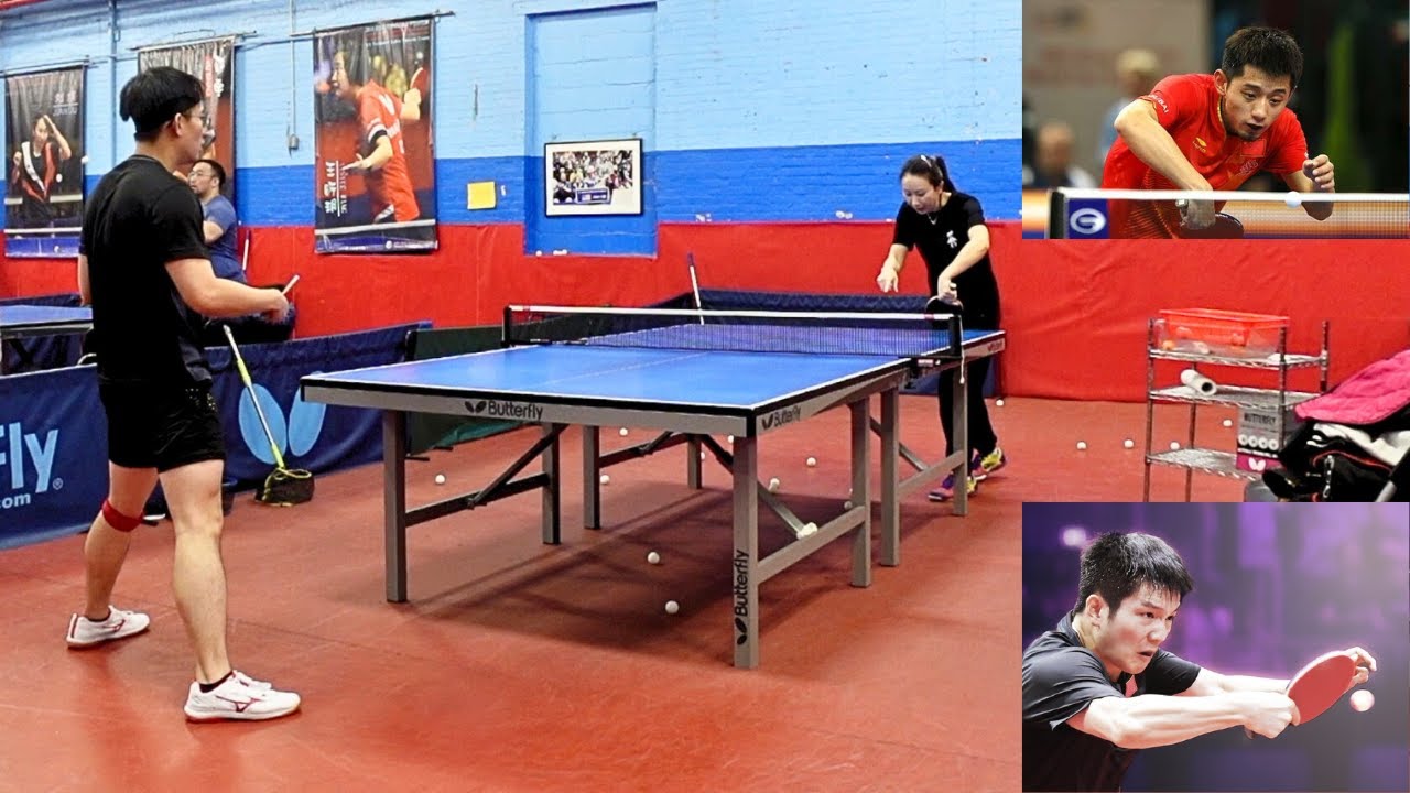 Training with Liu Juan Former Chinese National Team Member (Backhand Loop Underspin) Pt. 3