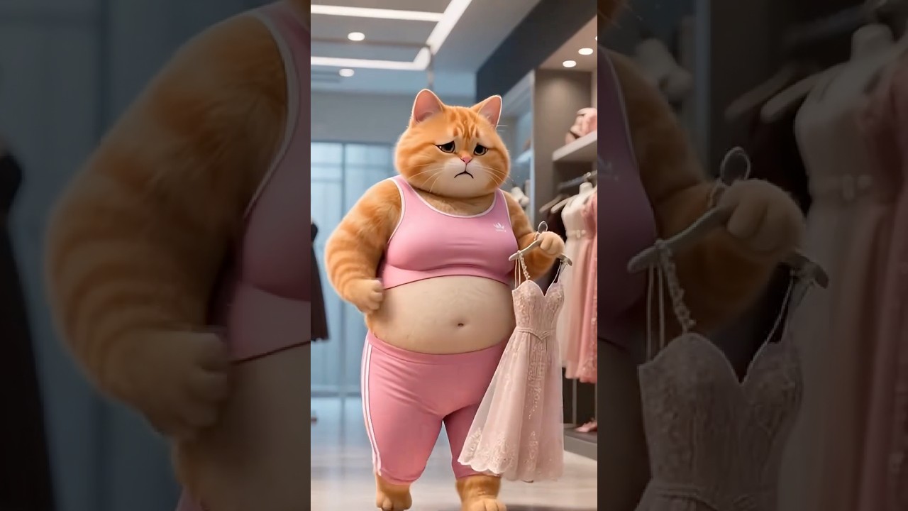 大変身！笑われていたデブ猫が。【AI猫】 #aicat #funny #にゃんこ