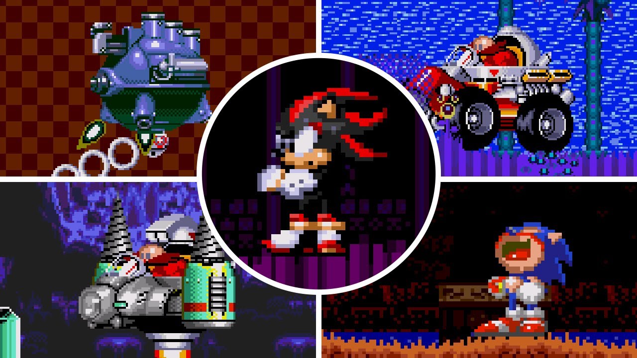Sonic The Hedgehog 2 The Return of Shadow - All Bosses & Cutscenes
