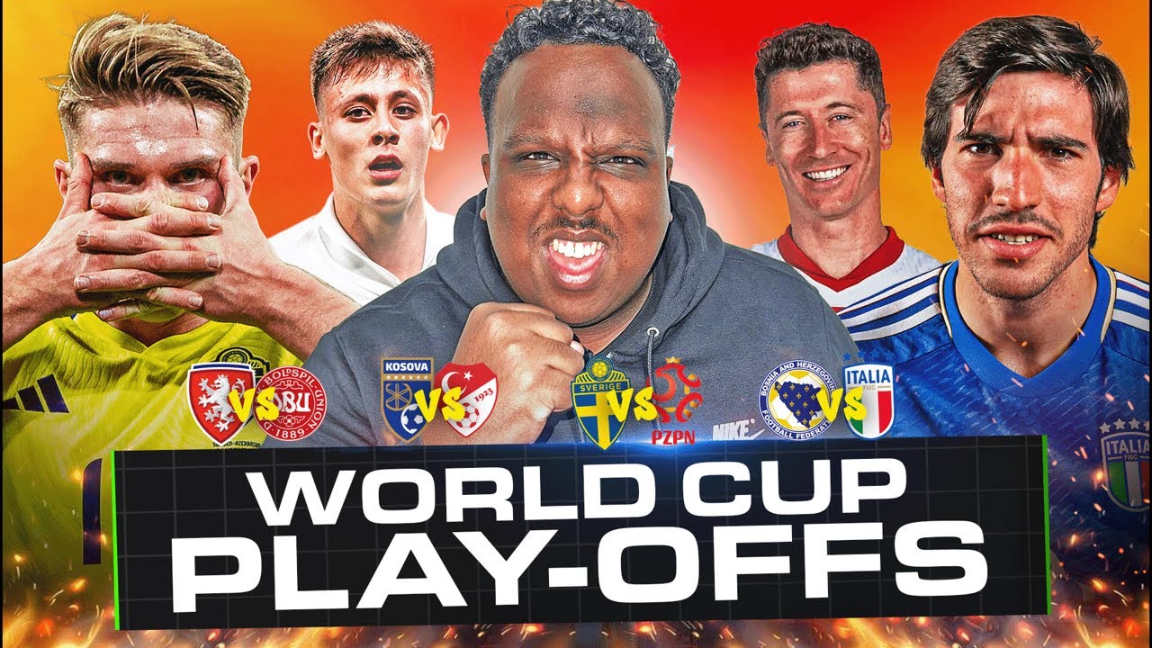 World Cup Play Offs LIVE: Bosnia vs Italy | Kosovo vs Turkey | Sweden vs Poland | Czech vs Denmark
