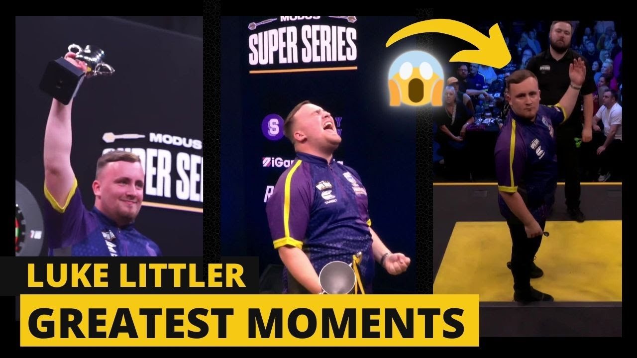 NEXT BIG DARTS STAR? - 11 minutes of Teenage sensation Luke Littler being an ABSOLUTE SHOWMAN