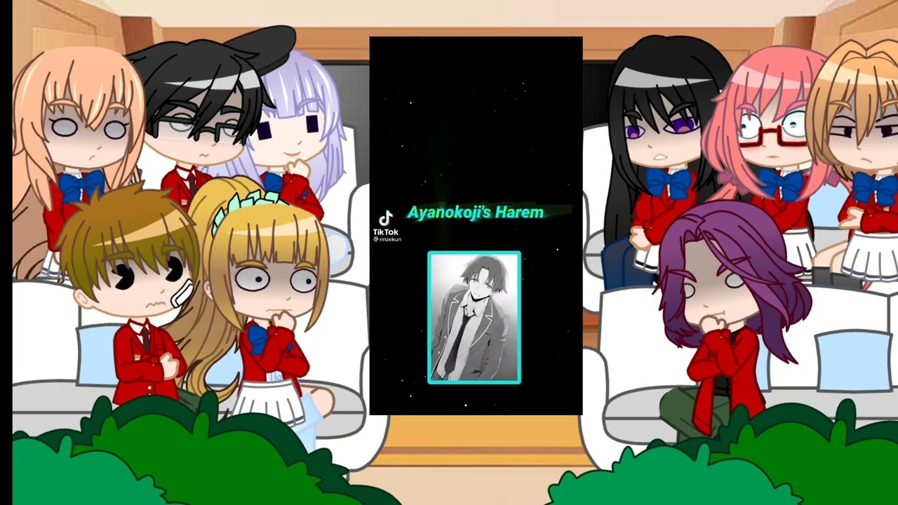 ||Добро пожаловать в класс превосходства, реакция на Аянокоджи 4/?|Gacha club|Class of elite||