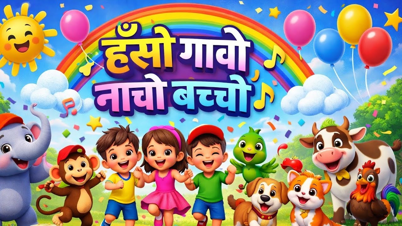 हंसो गांवों नाचो बच्चों