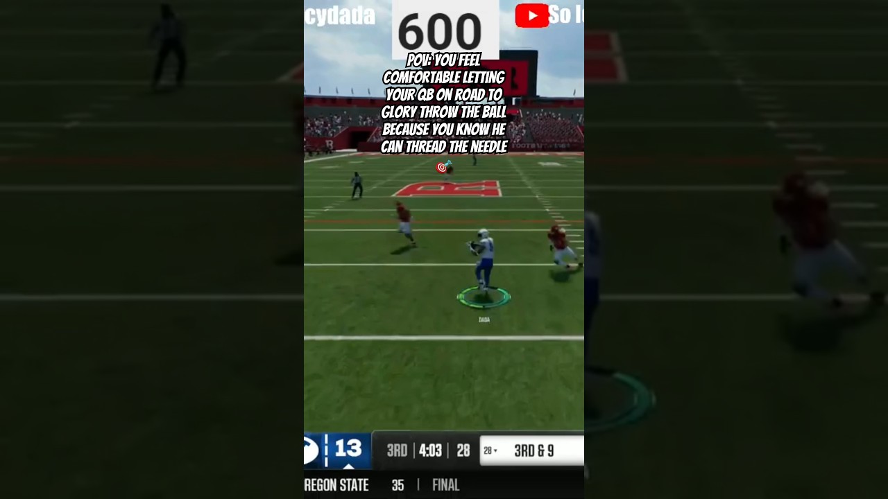 Rare To Have A Good QB On CFB 25 Road To Glory!😂 #collegefootball25 #roadtoglory #shorts
