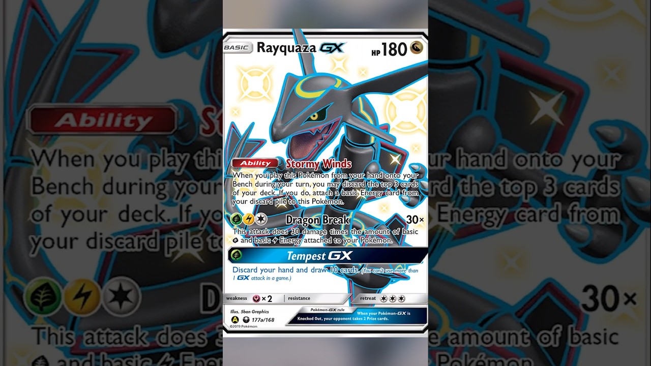 SO MANY Shiny Rayquaza Cards