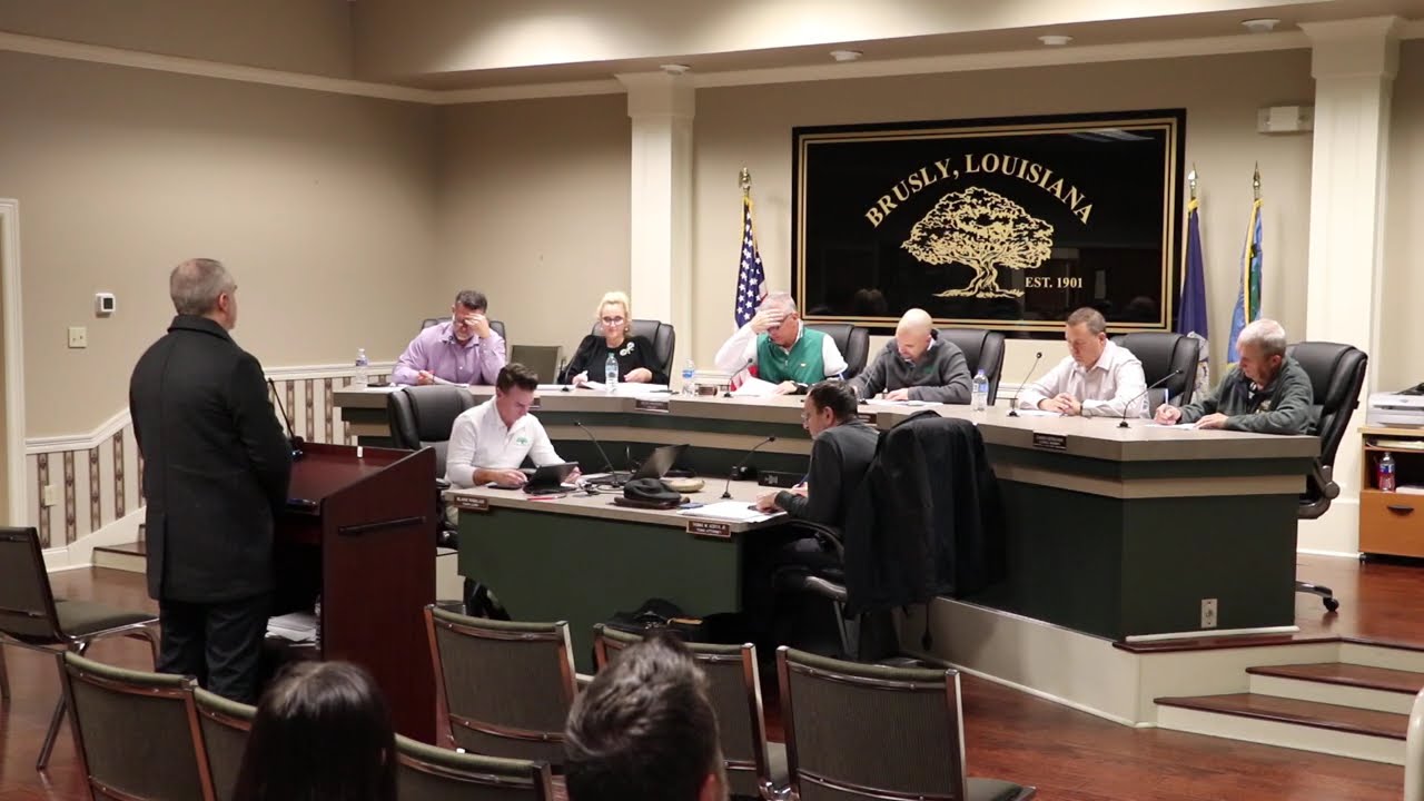 TOWN OF BRUSLY REGULAR MEETING Monday, January 12th, 2026