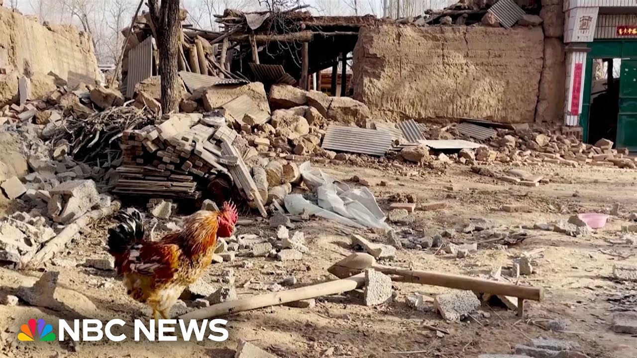 WATCH: The moment a deadly earthquake struck northwest China