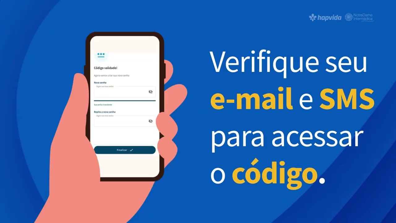 Como redefinir senha APP - Hapvida Clinipam