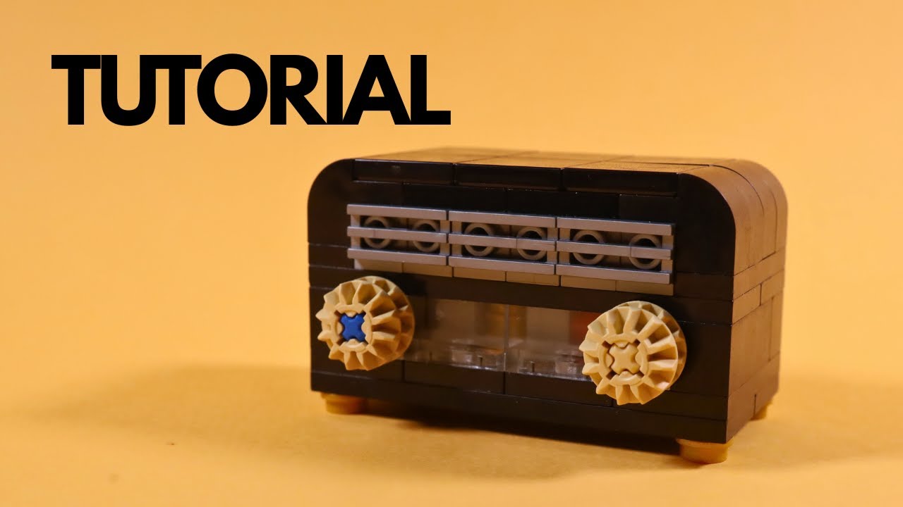 Building a Lego Vintage Radio