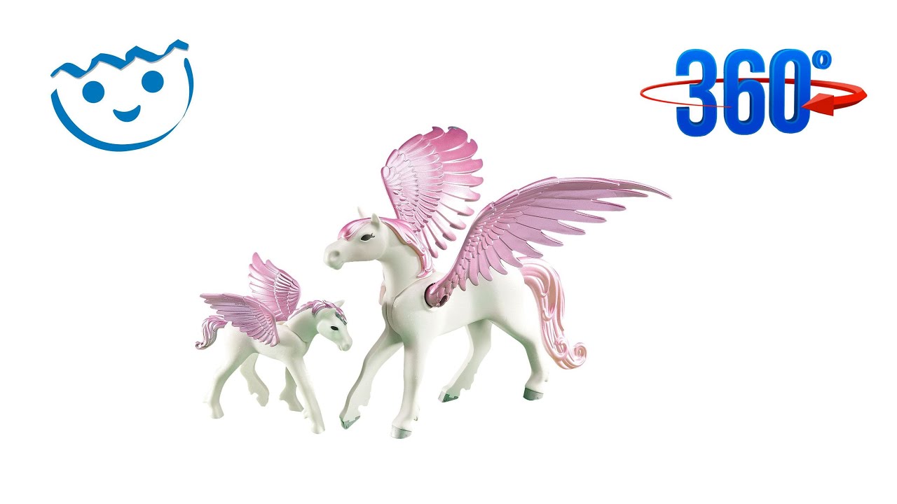 Unboxing Playmobil 6461 - Pegaso con Cría