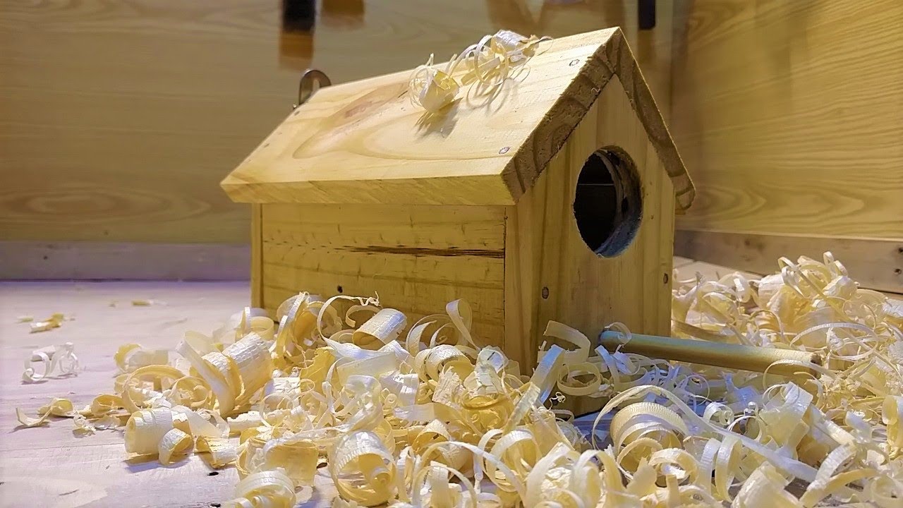 How to Make Beautiful Sparrow House || Wooden DIY Sweet Home