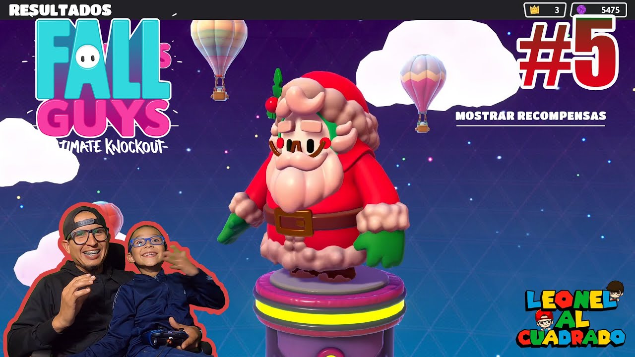 Santa Claus | Fall Guys  | Juego Para Niños | Leonel al Cuadrado