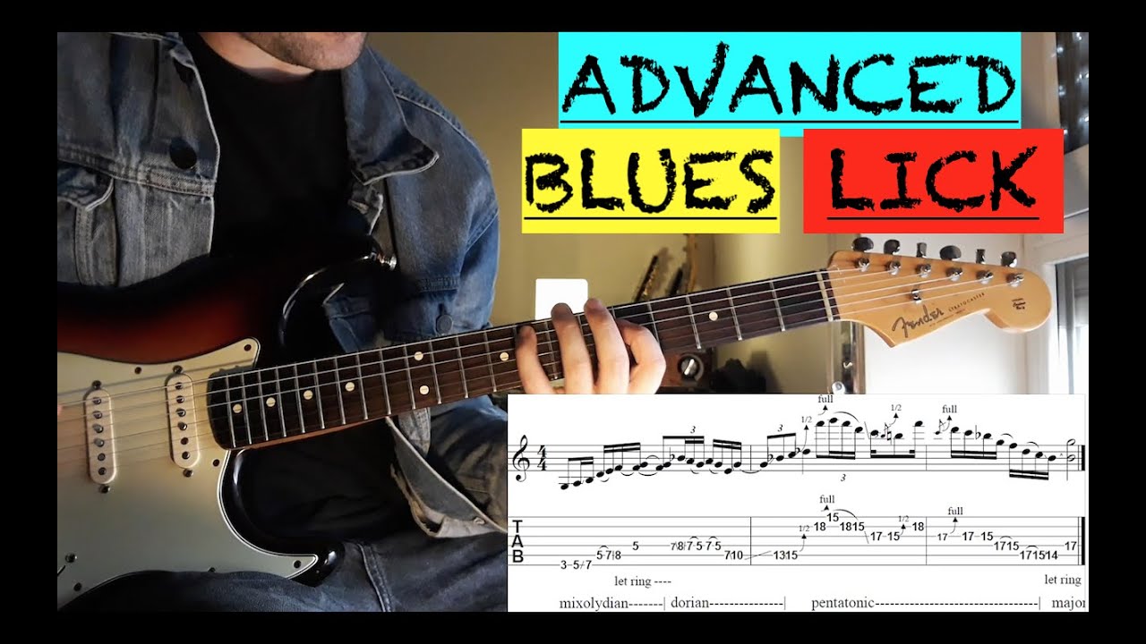 Advanced Electric Blues lick Guitar Lesson | Artist Spotlight With Tiago Franco.