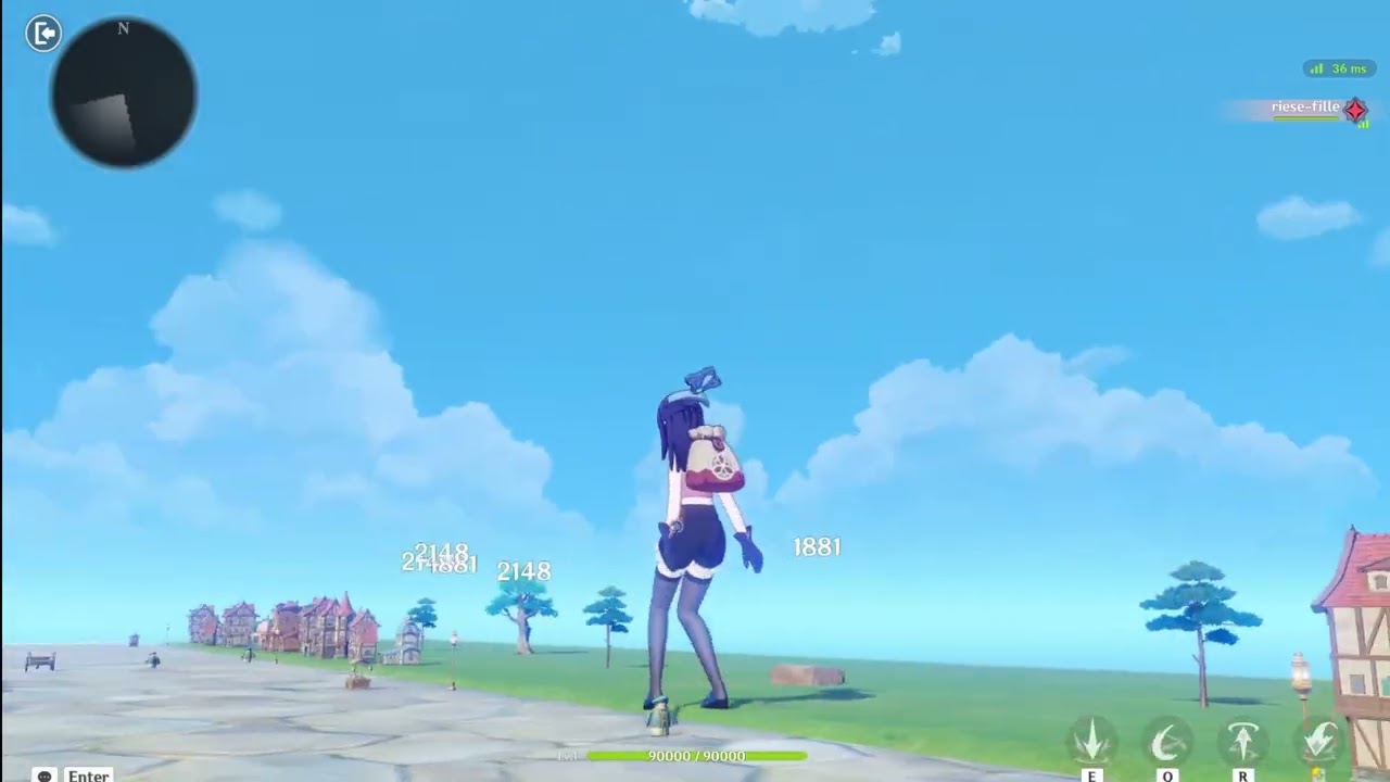【巨大娘/giantess】The female giant in the Genshin Impact