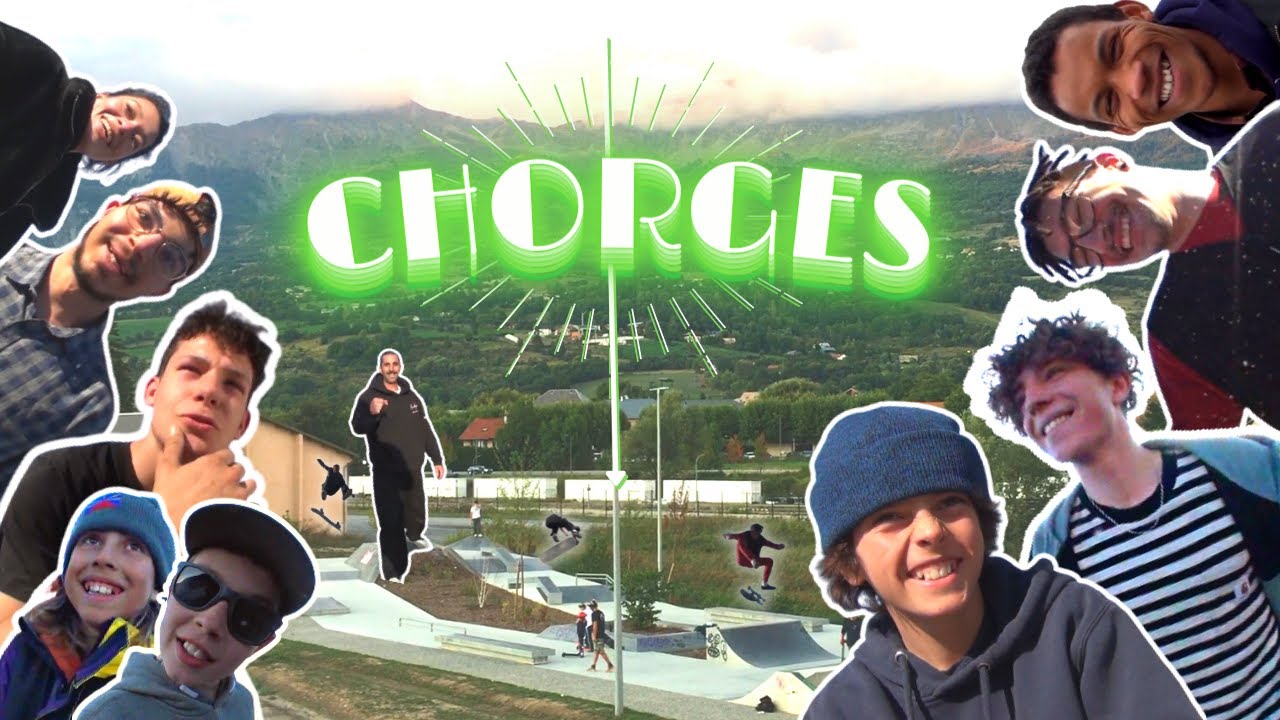 DECOUVERTE SKATEPARK DE CHORGES (mon local, grosse énergie)