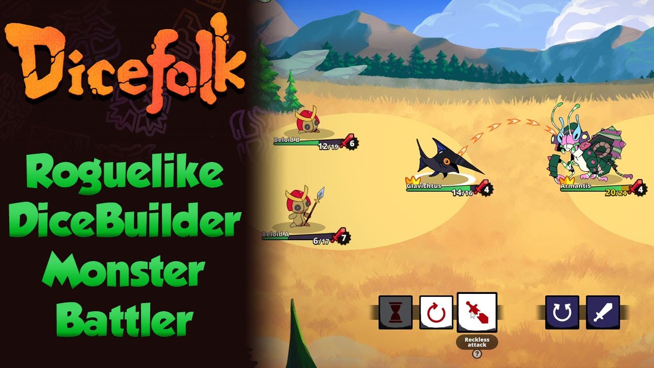 Dicefolk ~ Roguelike DiceBuilder Monster-Battler | Tone's First Look