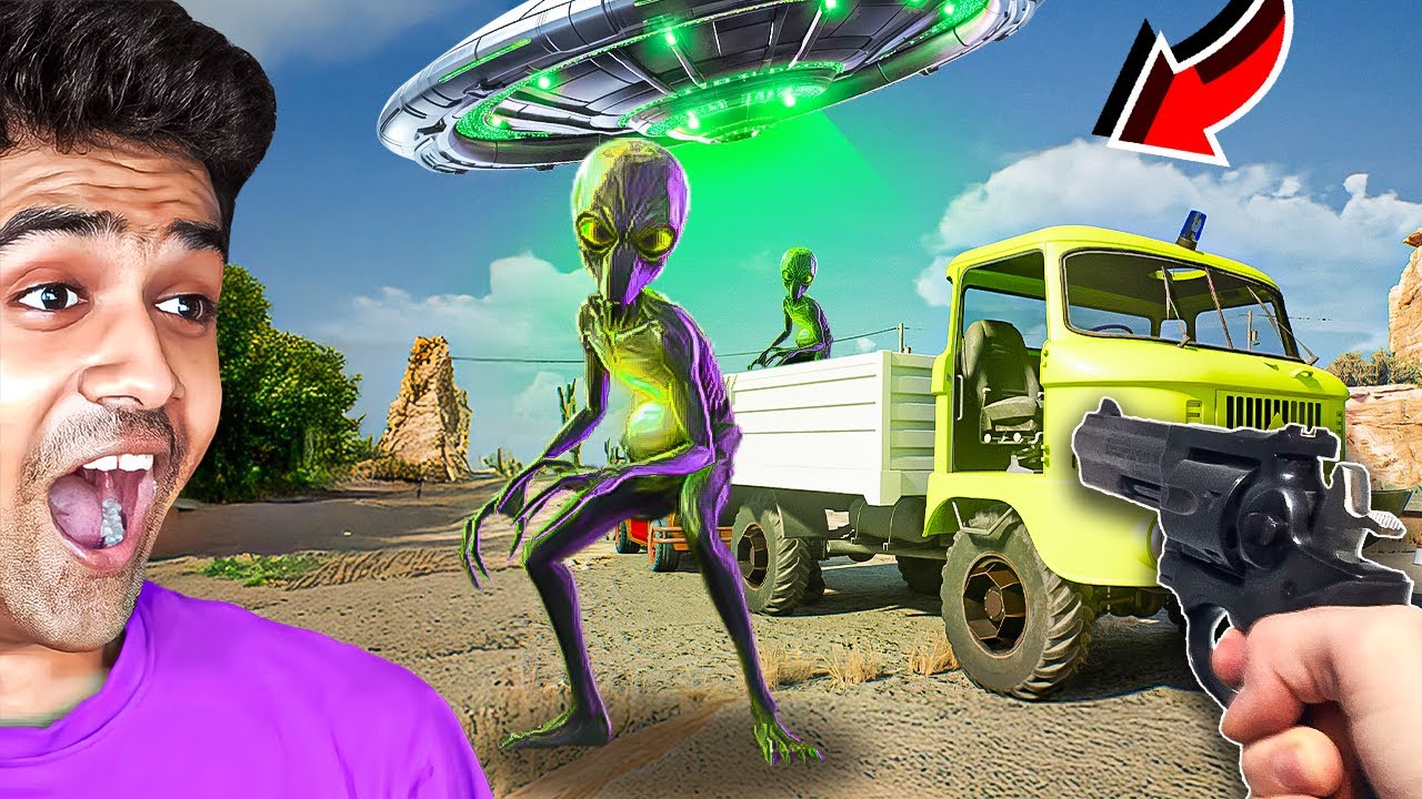 ALIEN VS ME IN DRIVE BEYOND HORIZON! 😱
