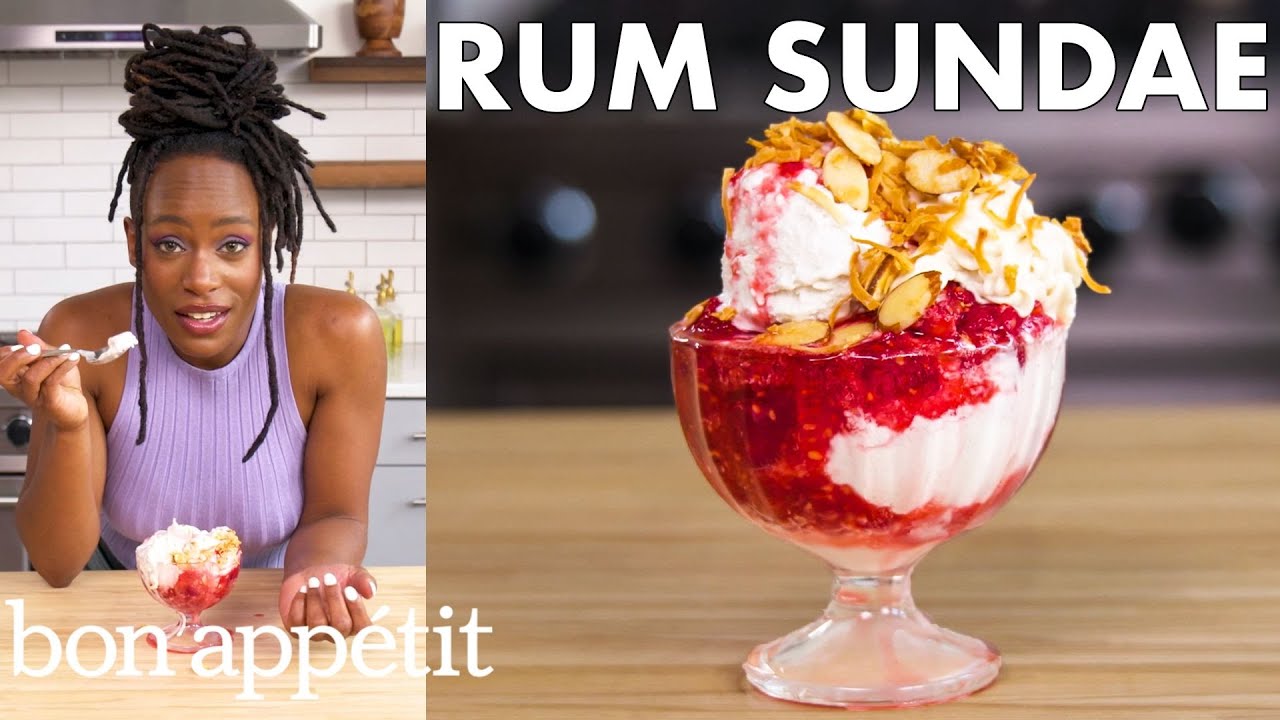 Chrissy Makes Rum Coconut Sundaes | From The Home Kitchen | Bon Appétit