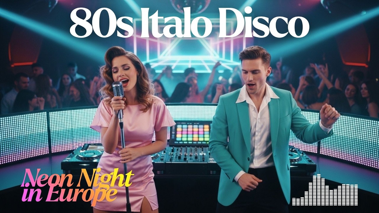 NEON NIGHT IN EUROPE | Premium 80s Euro Italo Disco Mix Under Midnight Stars ✨