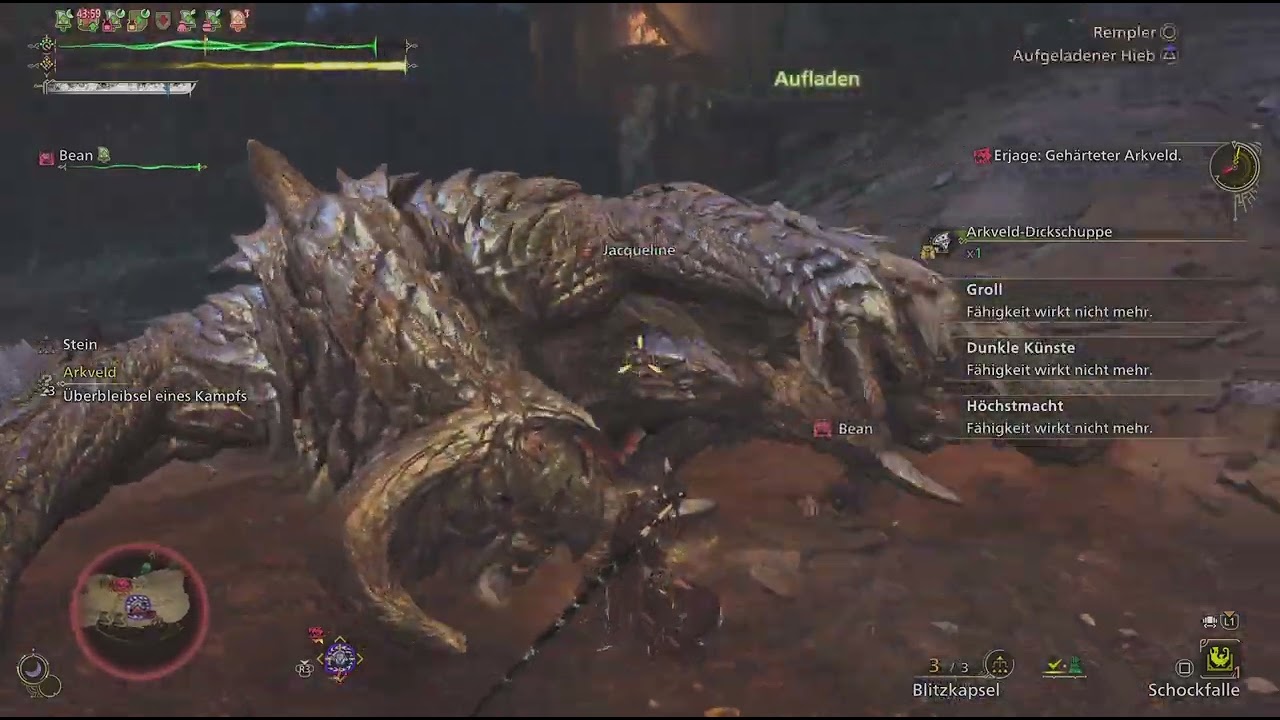 Monster Hunter: Wilds 8* Tempered Arkveld 3'16 Greatsword