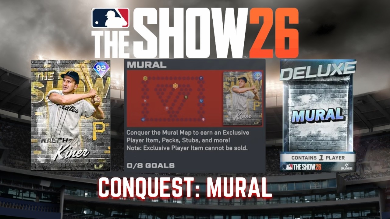 MLB The Show 26: Как пройти Mural Conquest на уровне сложности &laquo;Новичок&raquo; (около 2 часов)