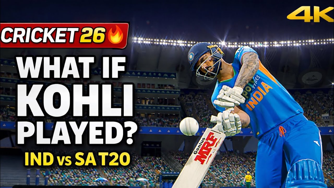What If Virat Kohli Played T20 vs South Africa ? | India vs South Africa| Cricket 26 Gameplay 