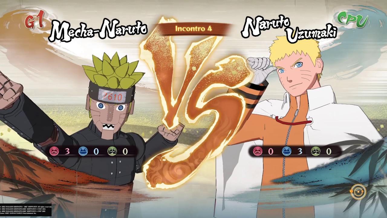 NARUTO SHIPPUDEN: Ultimate Ninja STORM 4 ROAD TO BORUTO -  Mecha Naruto (7610) vs Naruto Hokage