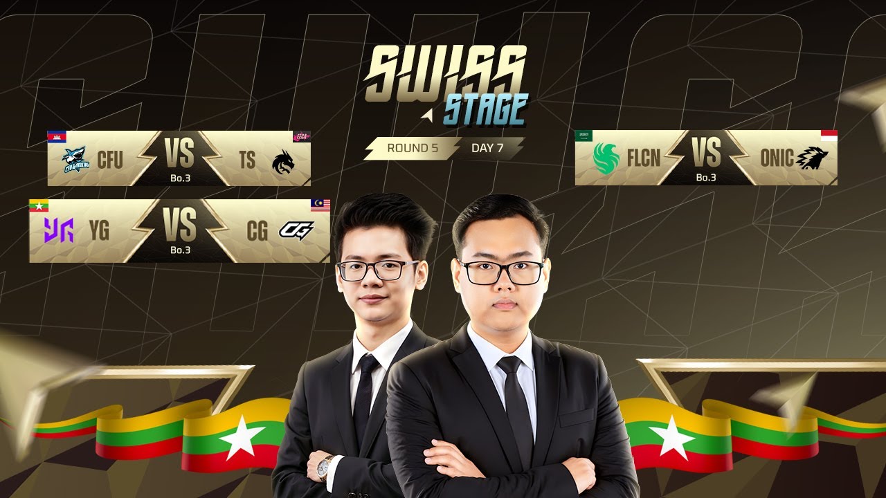 [Official Restream] M7 Swiss Stage (Day7) 💙 Burmese 🇲🇲 LIVE🔴