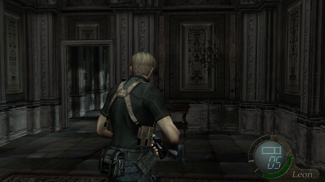 Resident Evil 4 - 3-2 Castle: Unlock Dining Hall Shortcut (Metal Door) Xbox One X Gameplay (2019)
