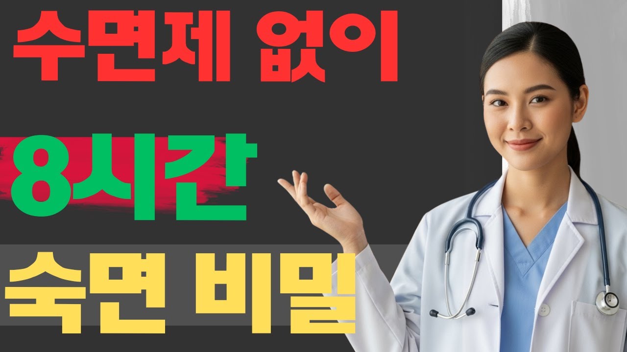수면제 없이 8시간 숙면하는 비밀 공개｜의사들이 절대 말하지 않은 음식 한 가지｜시니어 불면 해결법