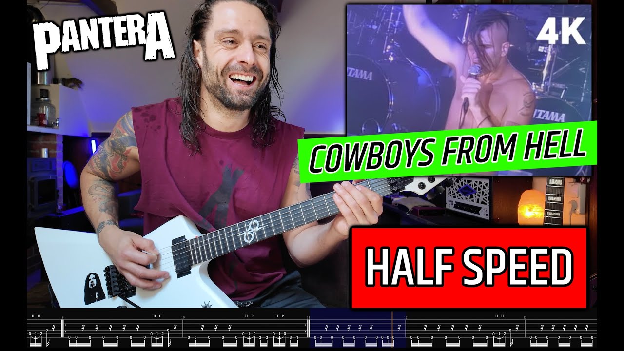 PANTERA ON HALF SPEED ⚡ Cowboys From Hell